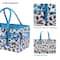 SINGER® Butterfly Print Collapsible Sewing Storage Tote Caddy